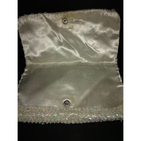 Homemade Tan Beaded Purse - Picture 4 of 8